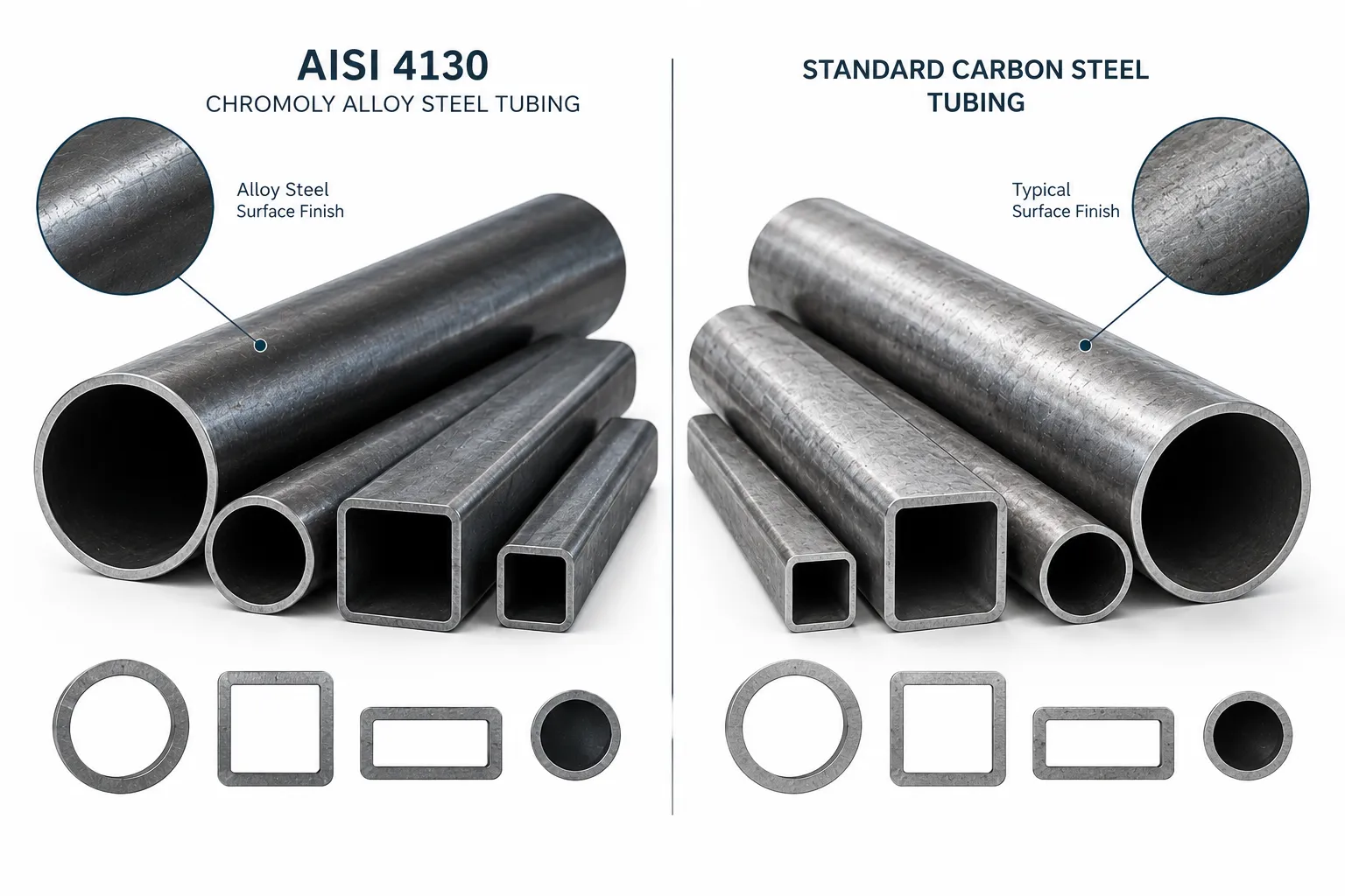 4130 Material Comparison